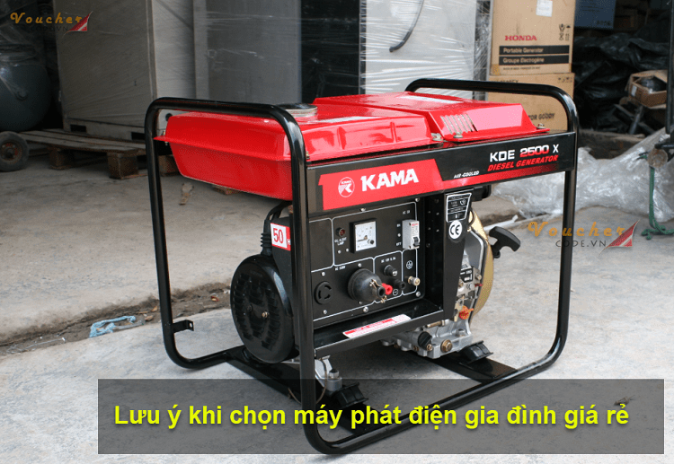 Những lưu ý khi chọn máy phát điện gia đình 