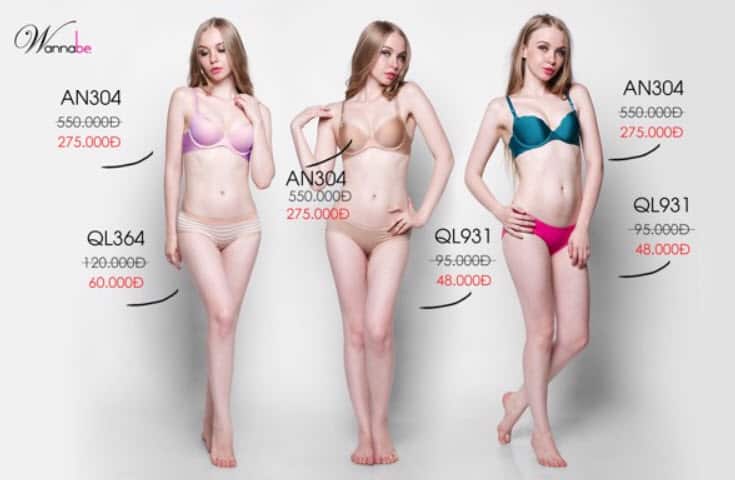 Thương hiệu đồ lót WANNABE