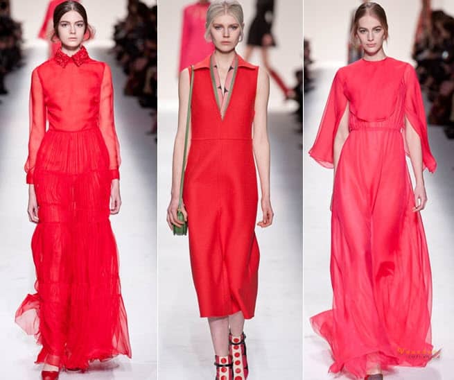Xu hướng màu sắc thời trang xuân hè năm 2020: Đỏ tươi.