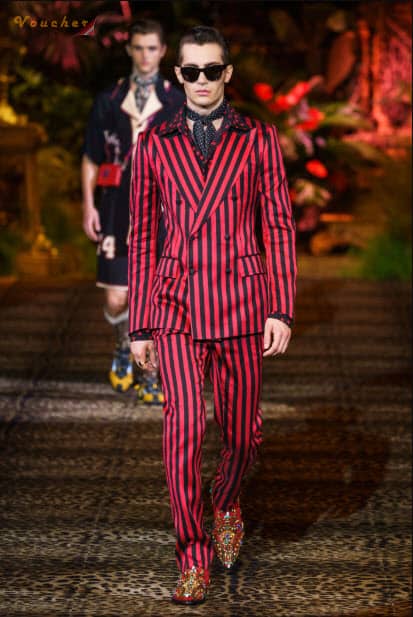 Thời trang nam xuân hè 2020: Họa tiết kẻ sọc.