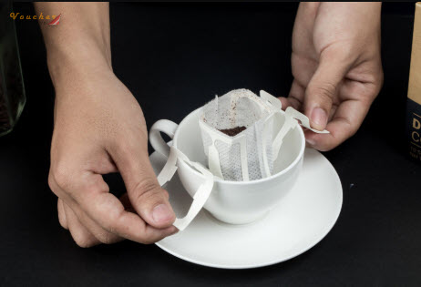 Cách pha cà phê túi lọc