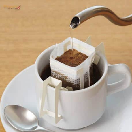 Cách pha cà phê túi lọc