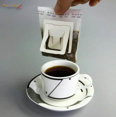 Cách pha cà phê túi lọc