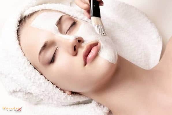 Tẩy lông mặt bằng bột mì  