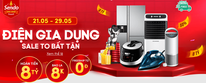 sendo sieu sale sinh nhat 3 Sendo Sieu Sale Sinh Nhat 3