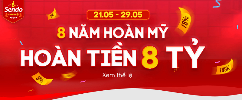 sendo sieu sale sinh nhat 5 Sendo Sieu Sale Sinh Nhat 5