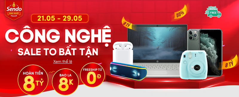 sendo sieu sale sinh nhat 6 Sendo Sieu Sale Sinh Nhat 6