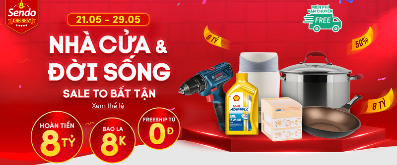 sendo sieu sale sinh nhat 7 Sendo Sieu Sale Sinh Nhat 7