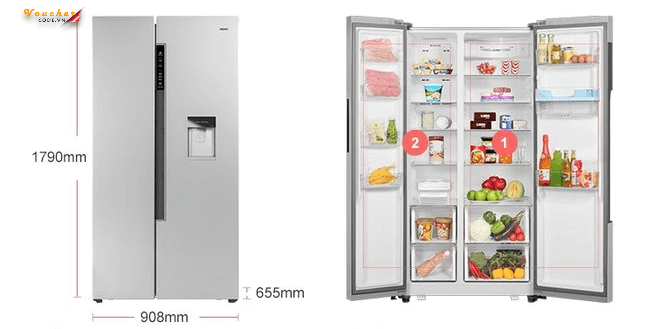 Tu Lanh Side By Side Gia Re 16