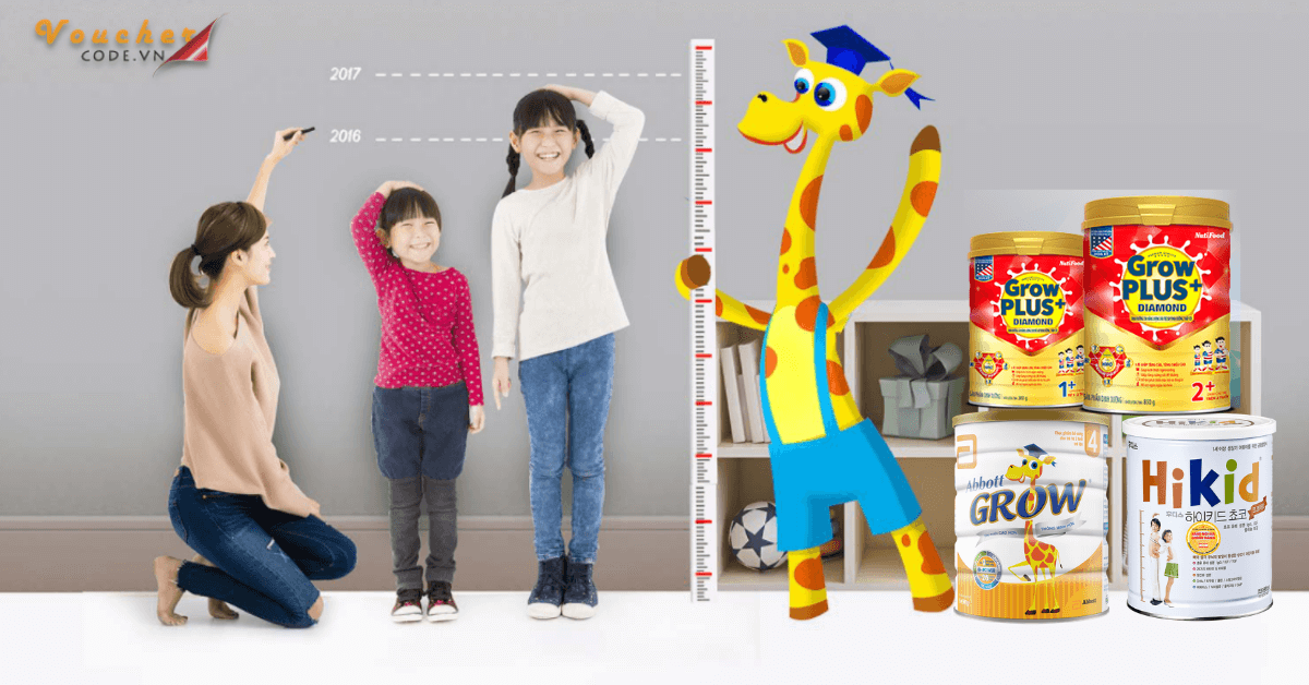 Top 10 sữa tăng chiều cao cho bé từ 1-10 tuổi tốt nhất