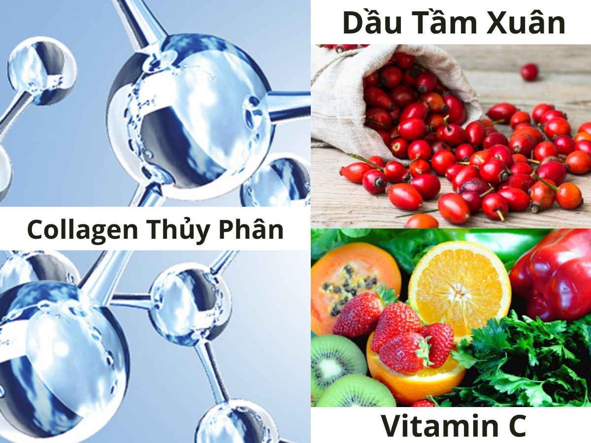 Thành phần viên uống Marine Collagen Peptide tự nhiên 100%, an toàn không tác dụng phụ