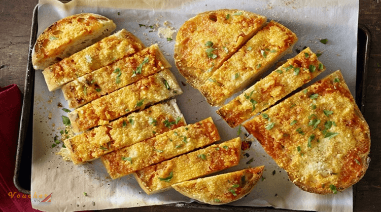 Cách làm bánh mì bơ tỏi