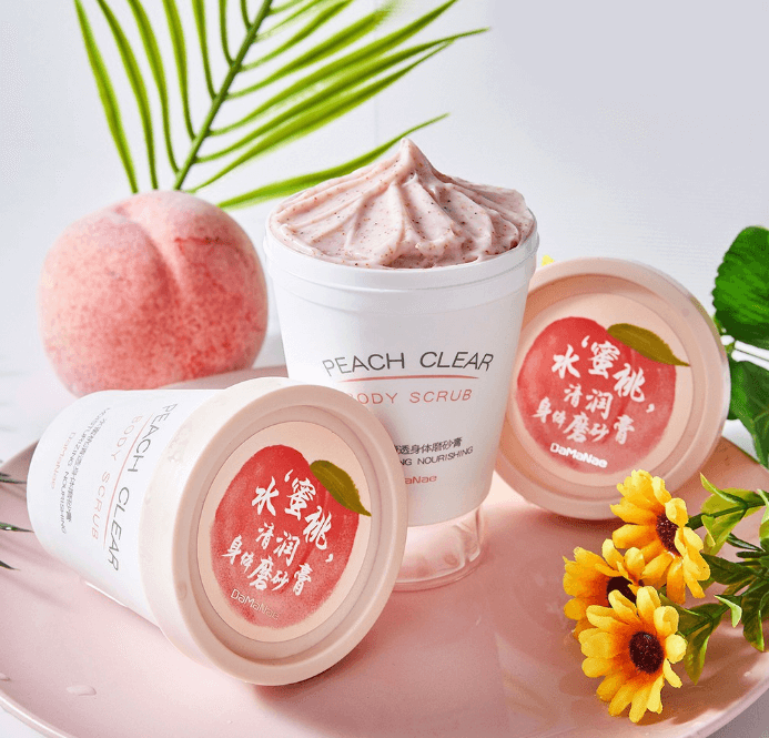 Tẩy da chết body đào Heyxi Peach Clear Body Scrub