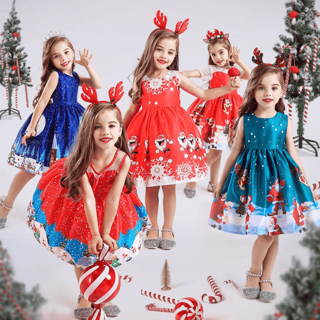 nhung mon qua noel cho be 11 Váy áo hình Noel