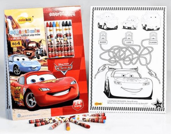 nhung mon qua noel cho be 6 Bộ tập tô màu