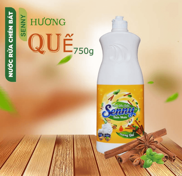 Nước rửa bát hương quế Senny