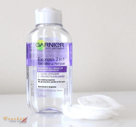 nuoc tay trang moi va mat 11 Nước tẩy trang mắt môi Garnier