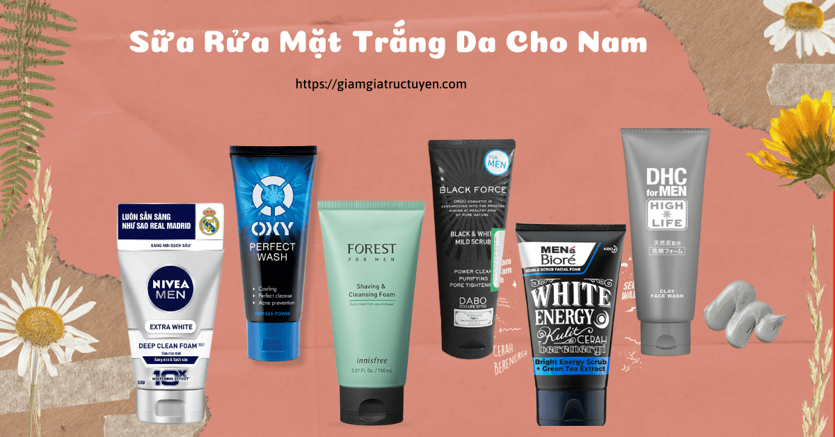Top 10 sữa rửa mặt trắng da cho nam tốt nhất thế giới