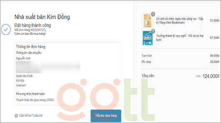 ma giam gia nxb kim dong buoc 6