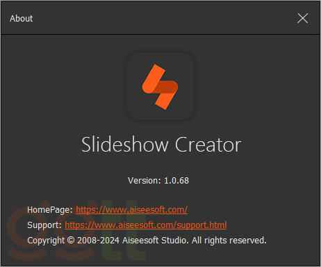 aiseesoft slideshow creator tan huong phan mem