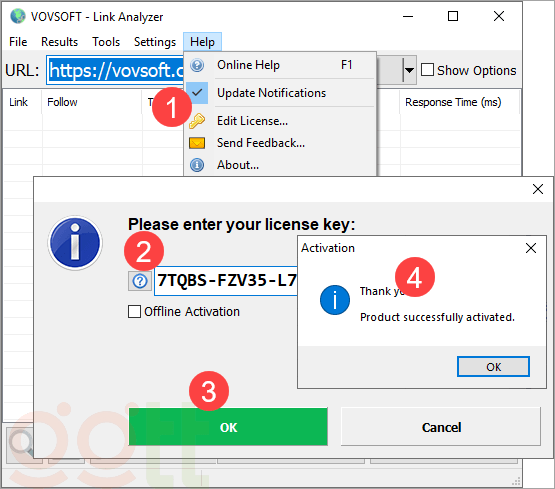 vovsoft link analyzer cai dat ban quyen