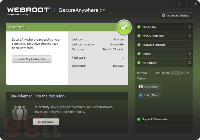 Webroot SecureAnywhere AntiVirus phien ban day du Webroot SecureAnywhere AntiVirus phien ban day du