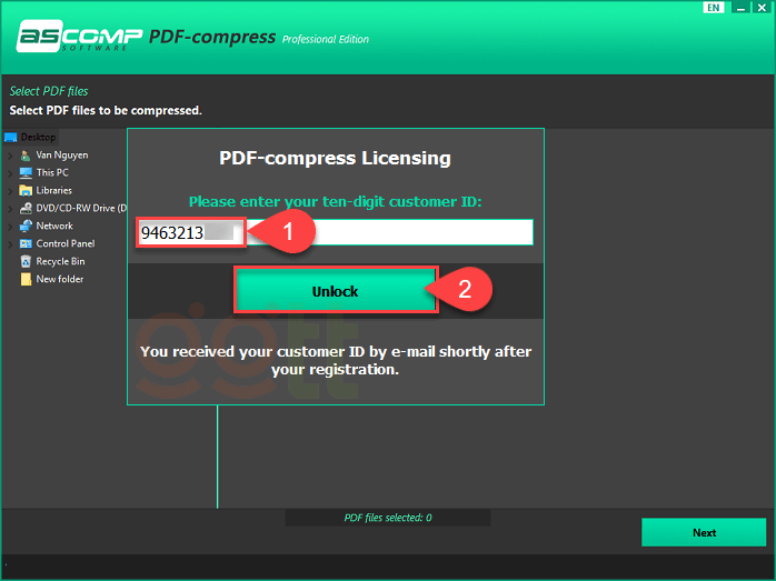 ascomp pdf compress professional cai dat thanh cong ascomp pdf compress professional cai dat thanh cong