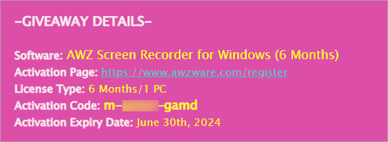 awz screen recorder pro nhan giay phep