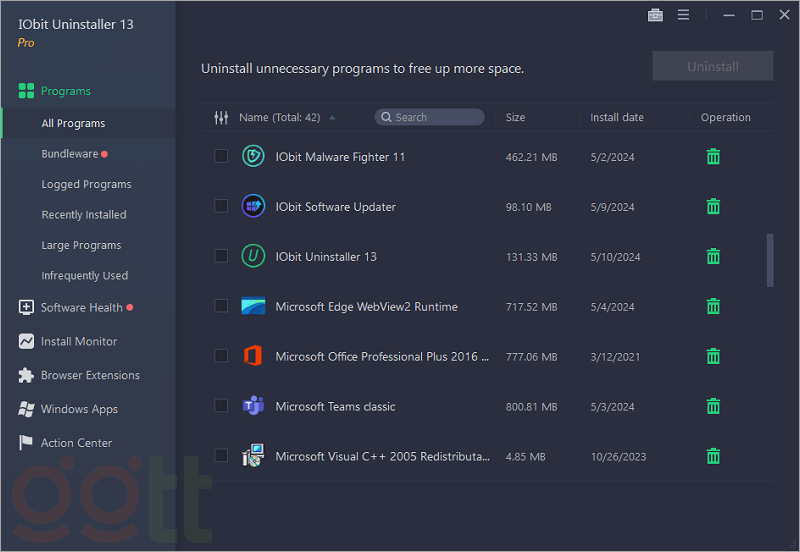 gioi thieu iobit uninstaller pro 13 gioi thieu iobit uninstaller pro 13