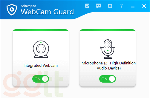 gioi thieu phan mem ashampoo webcam guard