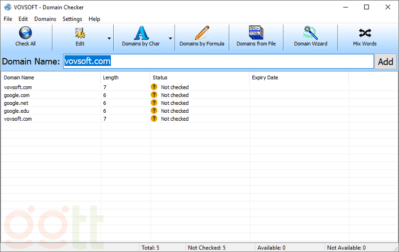 gioi thieu vovsoft domain checker