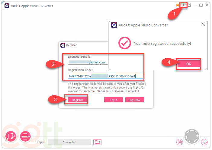 hoan thanh kich hoataudkit apple music converter