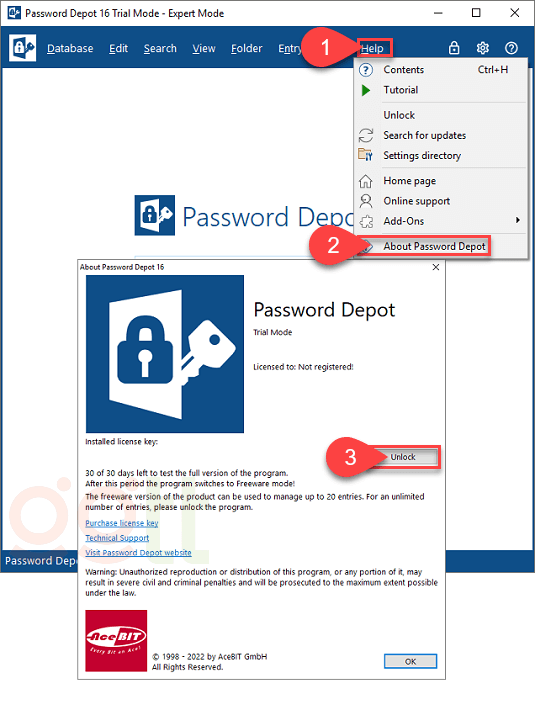 kich hoat phan mem acebit password depot kich hoat phan mem acebit password depot