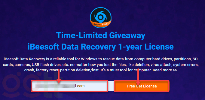 nhap email ibeesoft data recovery for windows nhap email ibeesoft data recovery for windows