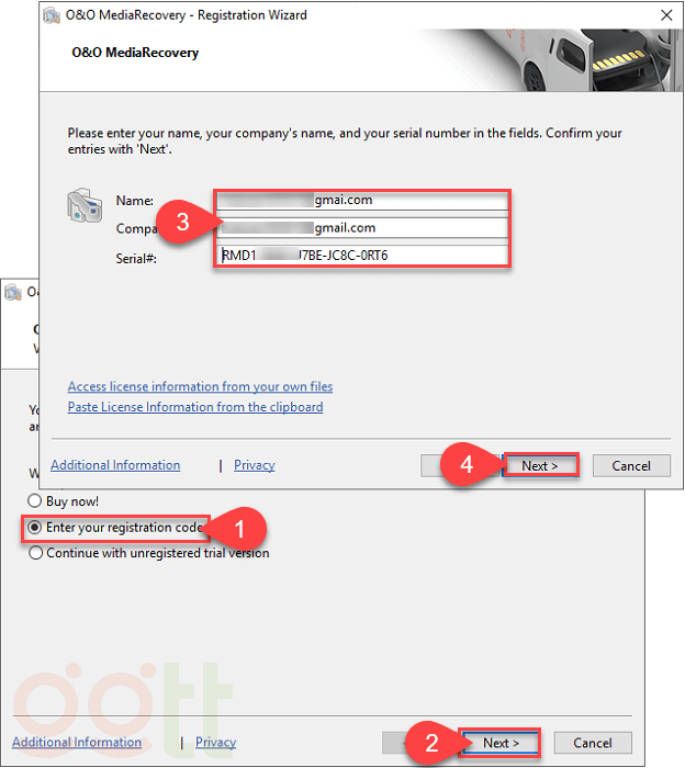nhap key day du o o mediarecovery 14 pro
