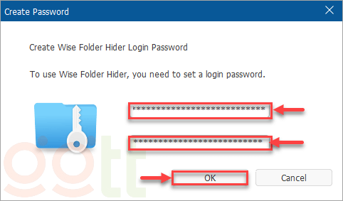 tao mat khau wise folder hider