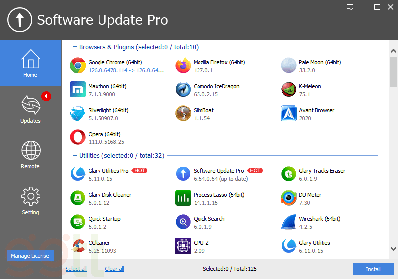 gioi thieu glarysoft software update pro 6 gioi thieu glarysoft software update pro 6