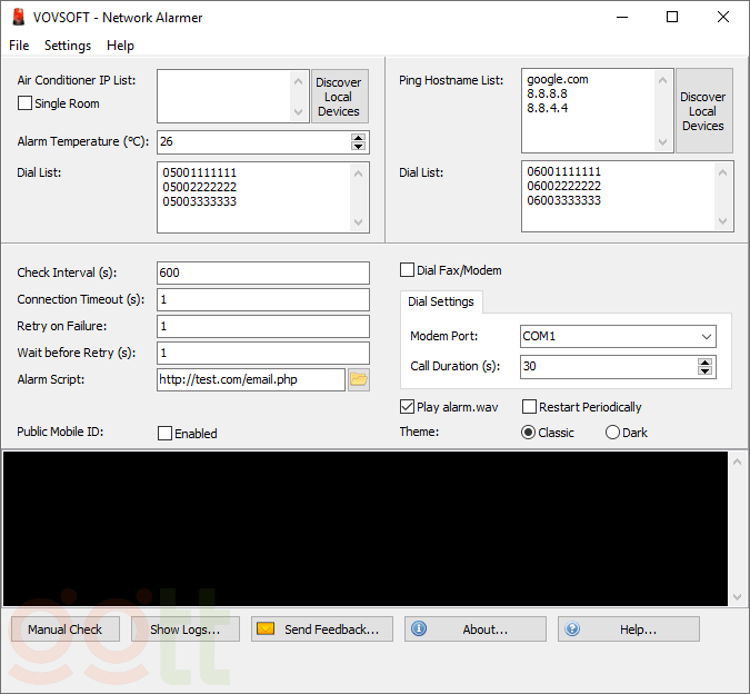 gioi thieu vovsoft network alarmer gioi thieu vovsoft network alarmer