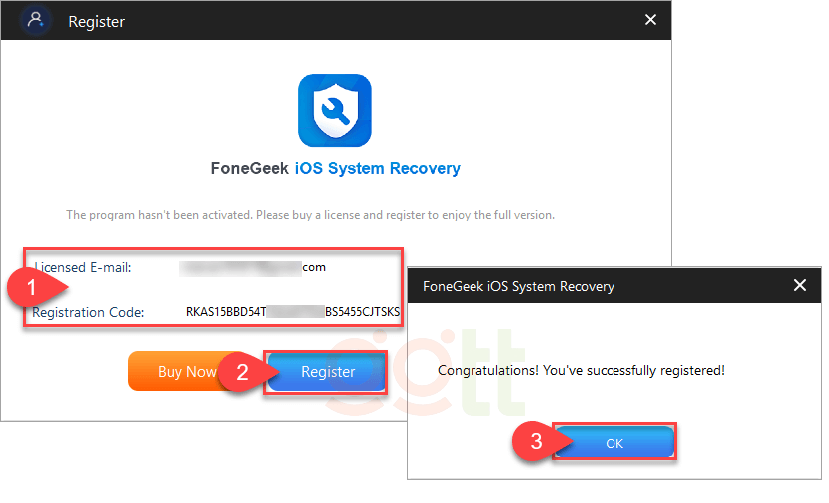 hoan thanh kich hoat fonegeek ios system recovery hoan thanh kich hoat fonegeek ios system recovery