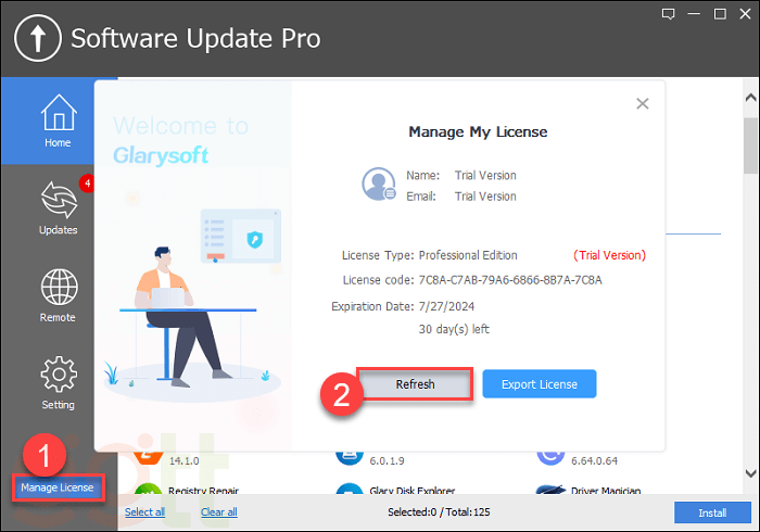 kich hoat glarysoft software update pro 6 kich hoat glarysoft software update pro 6