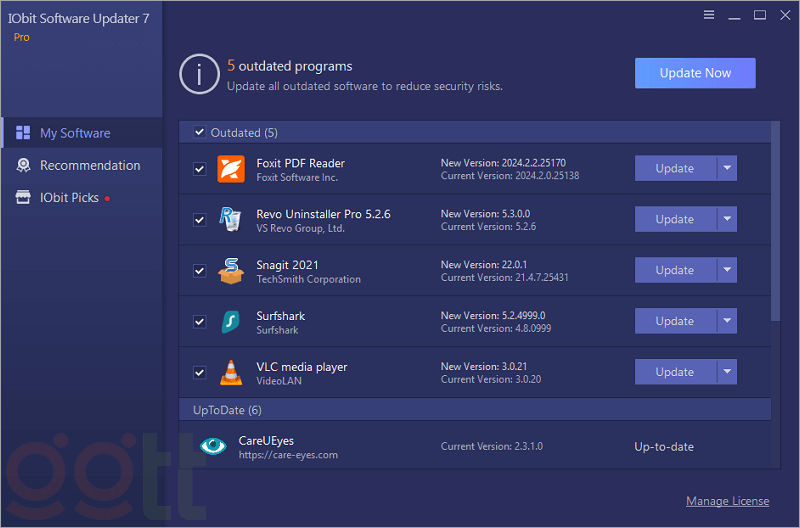 gioi thieu iobit software updater 7 pro gioi thieu iobit software updater 7 pro
