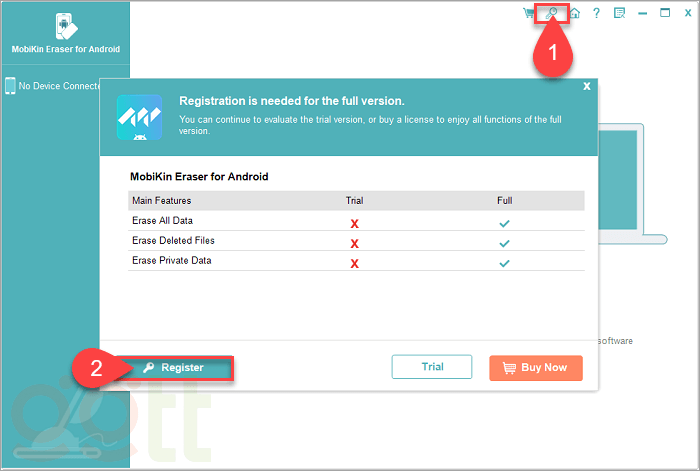 kich hoat mobikin eraser for android kich hoat mobikin eraser for android