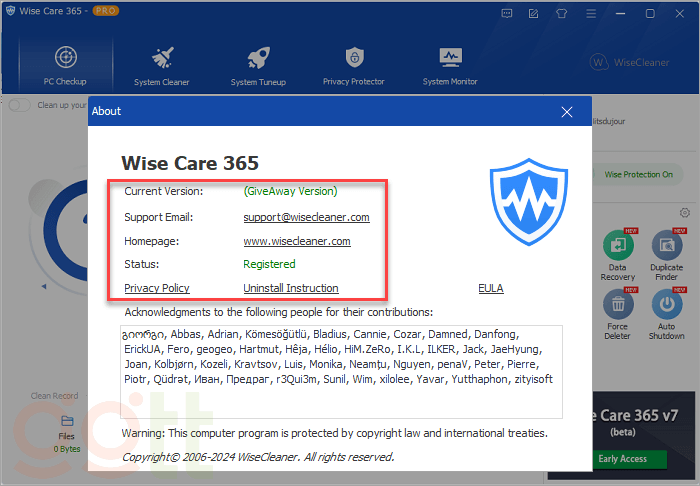 kich hoat wise care 365 pro kich hoat wise care 365 pro