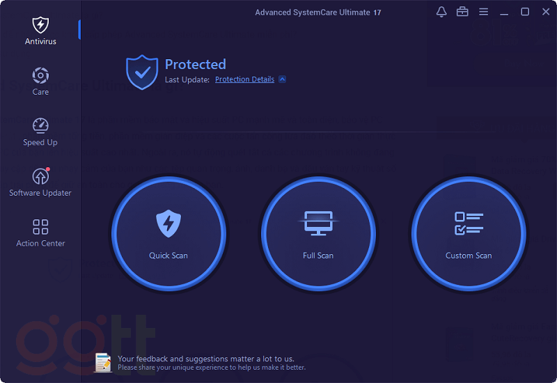 gioi thieu advanced systemcare ultimate 17 gioi thieu advanced systemcare ultimate 17