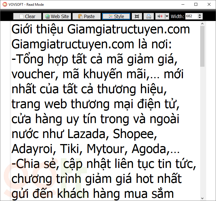 gioi thieu vovsoft read mode gioi thieu vovsoft read mode